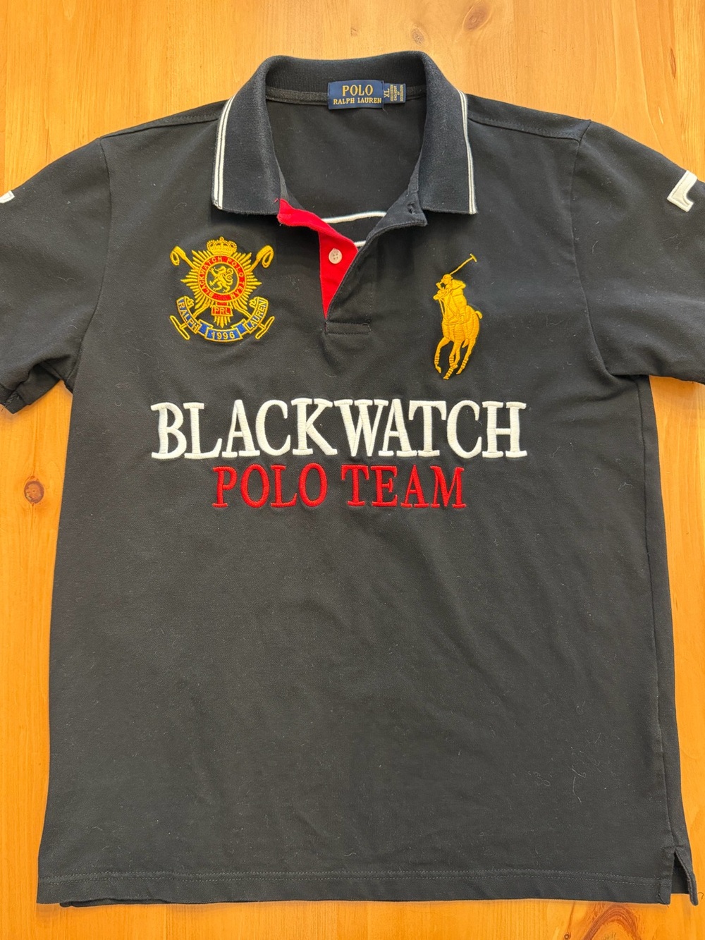 Polo Ralph Lauren "Blackwatch Polo Team" - Navy - Size XL (Fits like S/M)